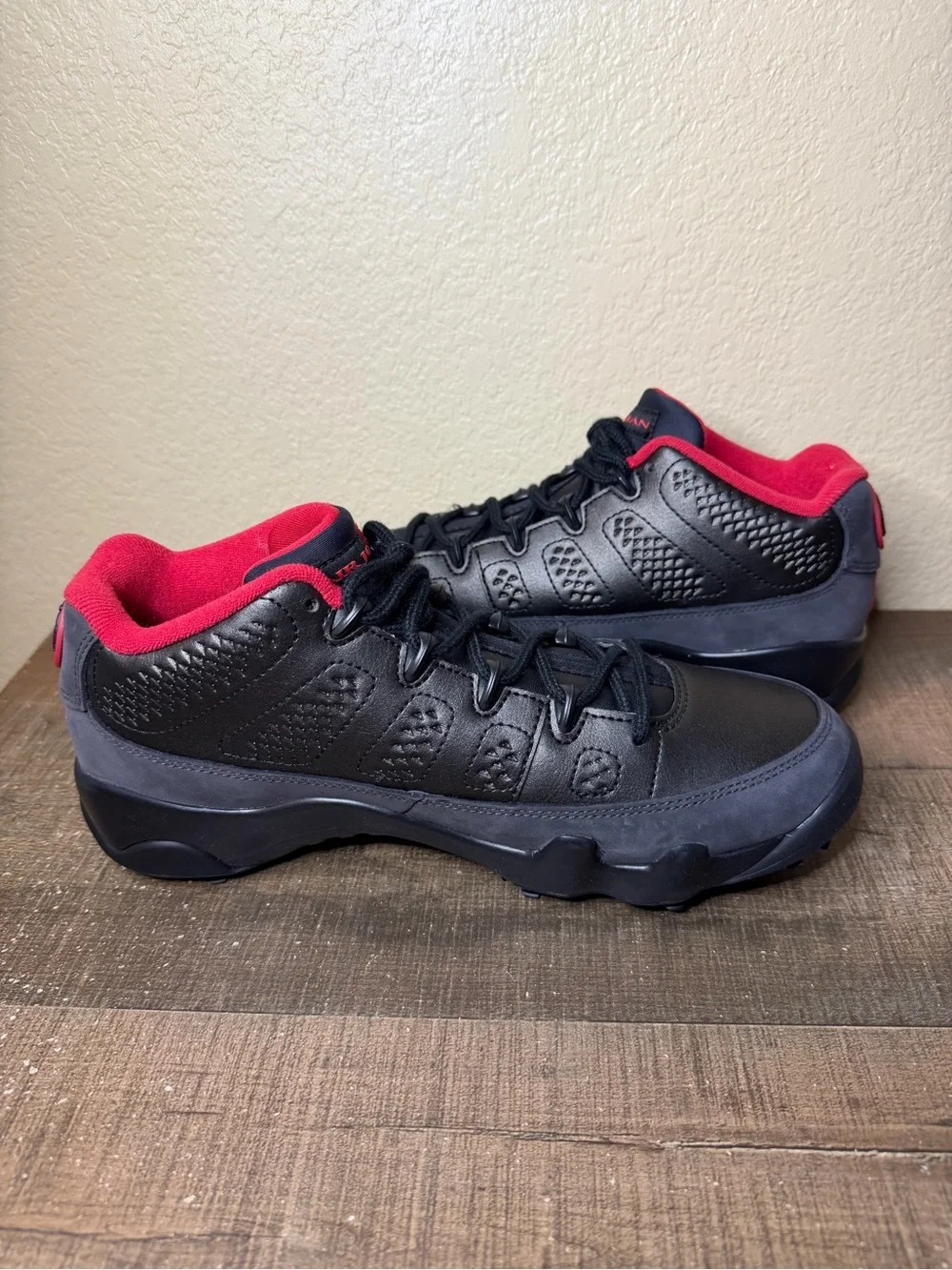 Air Jordan 9 Low Golf “Charcoal” - Size 9.5 Men.